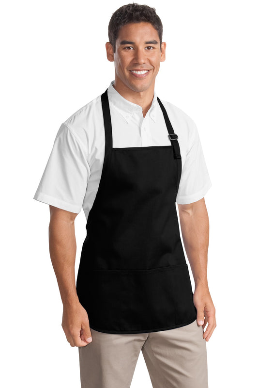 Port Authority? Medium-Length Apron with Pouch Pockets.