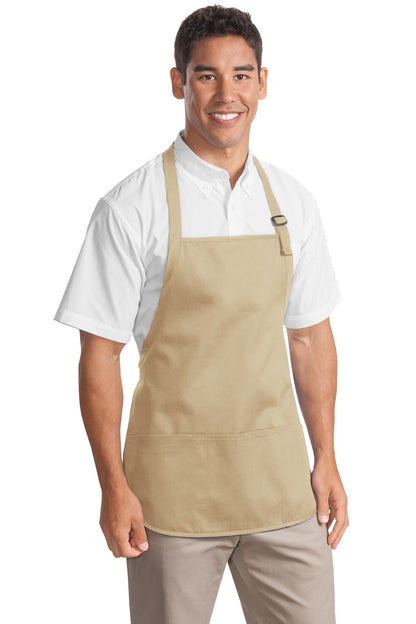 Port Authority? Medium-Length Apron with Pouch Pockets.