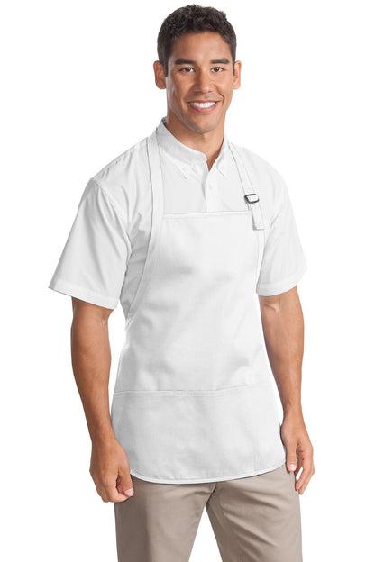 Port Authority? Medium-Length Apron with Pouch Pockets.