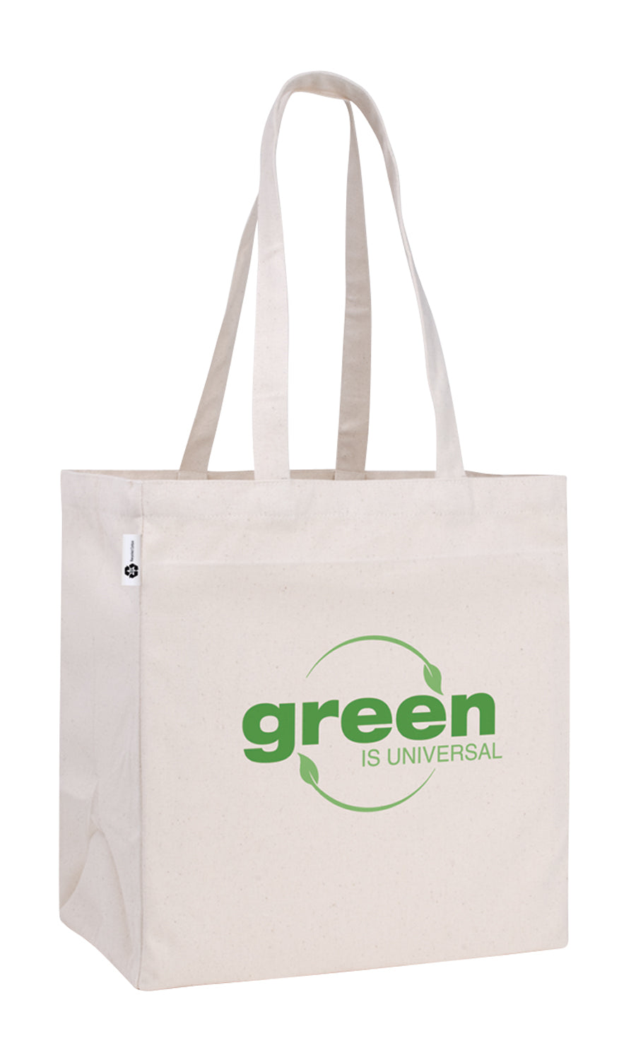V Natural Cotton Tote-A512
