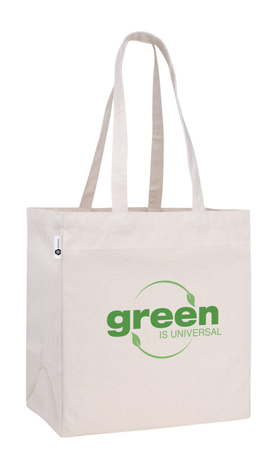 V Natural Cotton Tote-A512