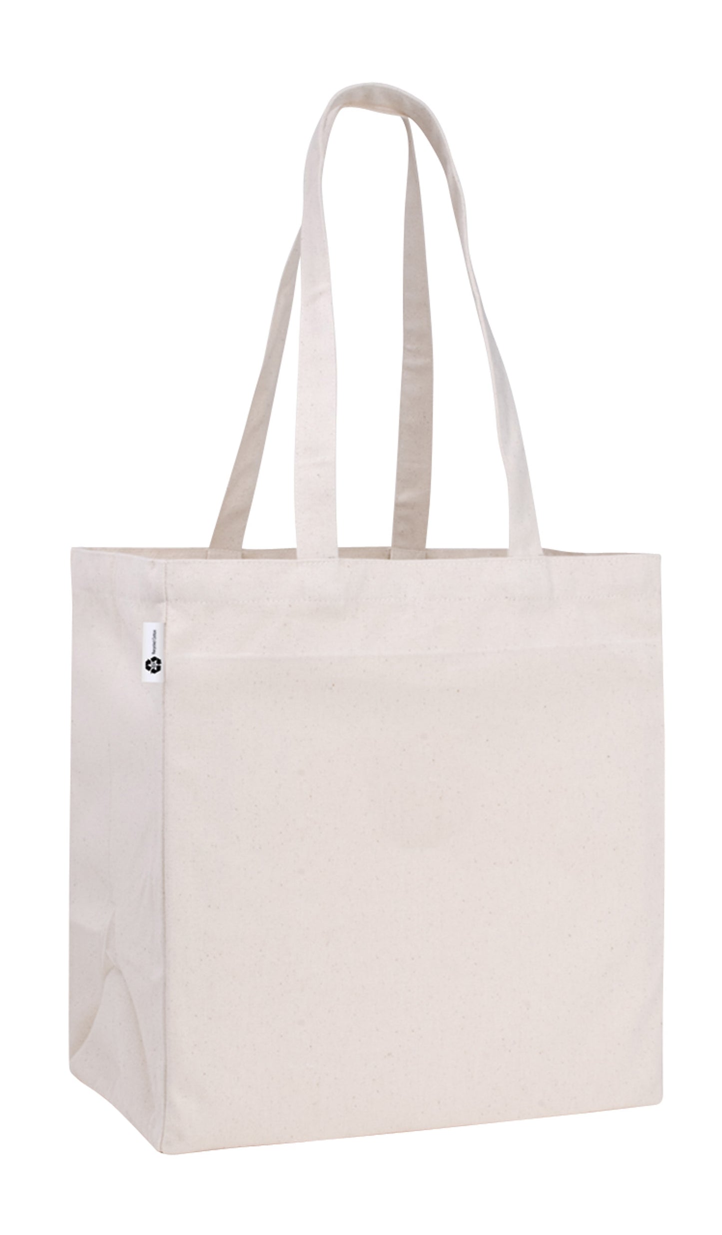 V Natural Cotton Tote-A512