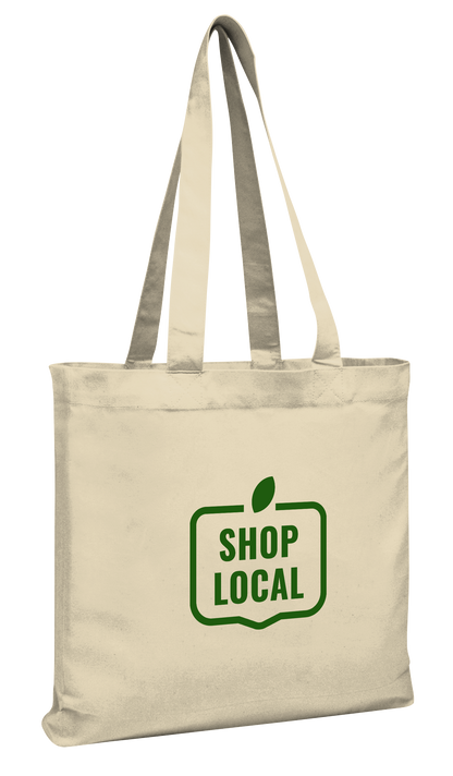 V Natural Organic Gusseted Tote-A530