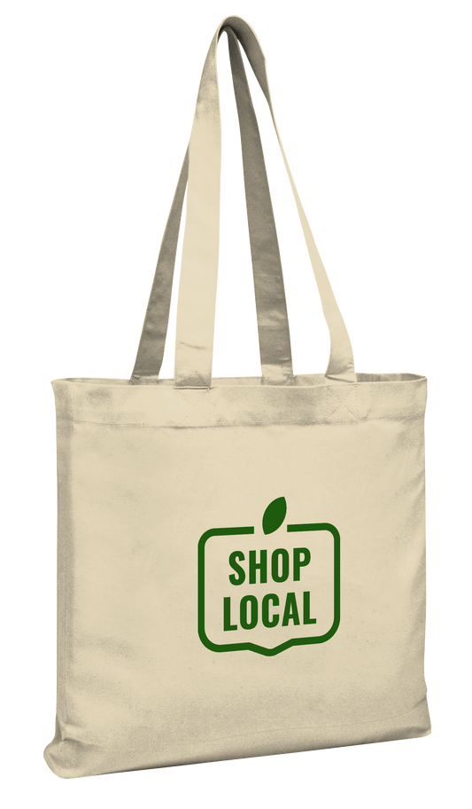 V Natural Organic Gusseted Tote-A530