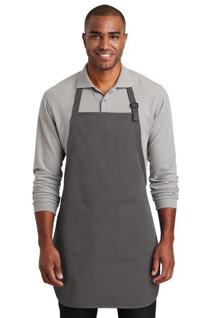 Port Authority ? Full-Length Two-Pocket Bib Apron. A600
