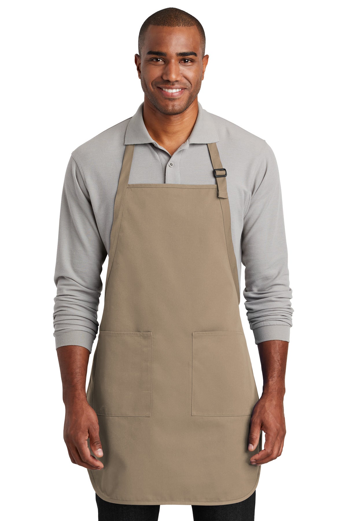 Port Authority ? Full-Length Two-Pocket Bib Apron. A600