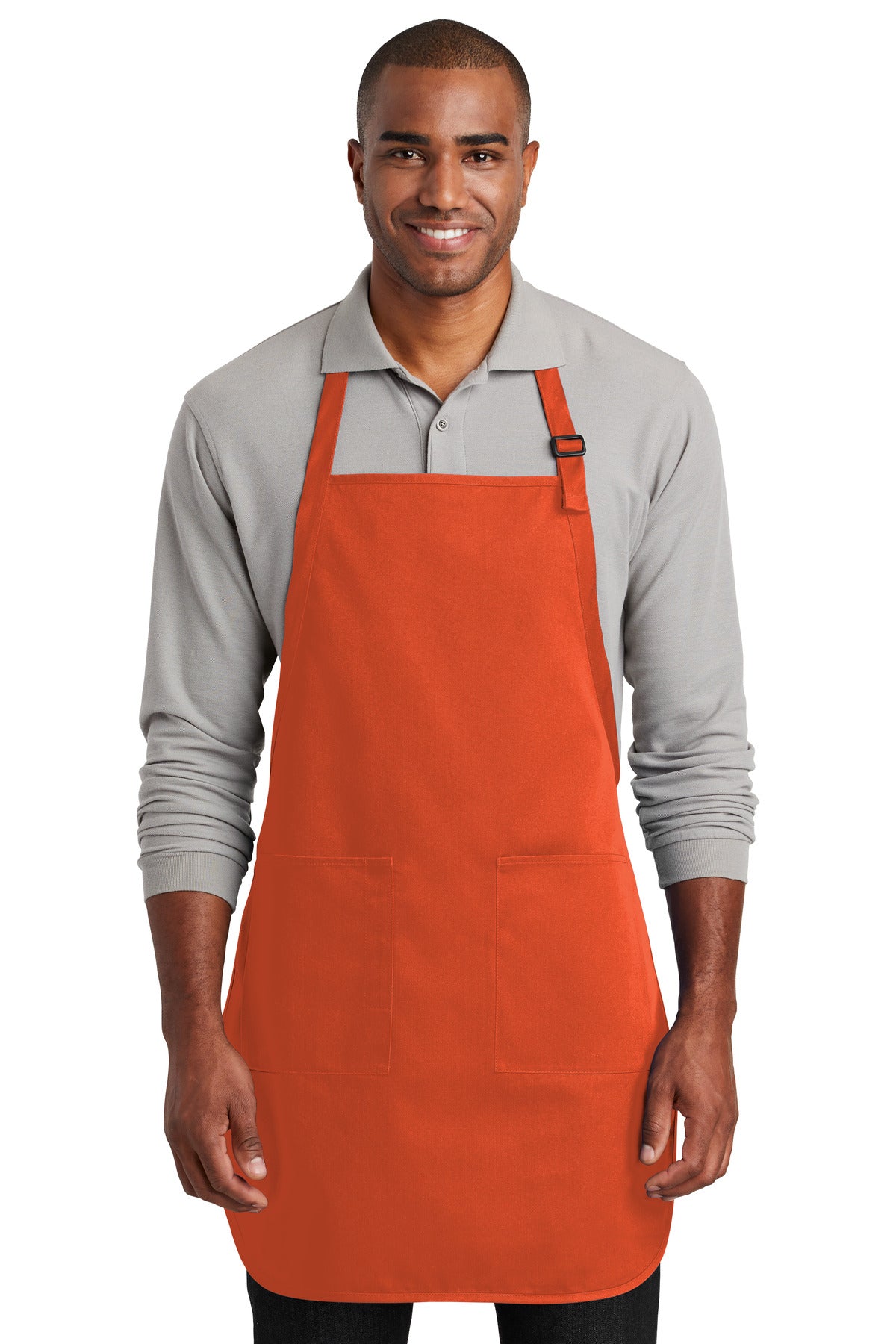Port Authority ? Full-Length Two-Pocket Bib Apron. A600
