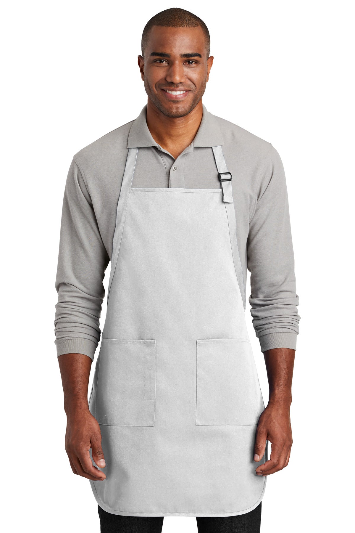 Port Authority ? Full-Length Two-Pocket Bib Apron. A600