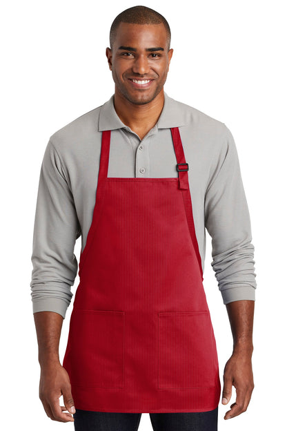 Port Authority ? Medium-Length Two-Pocket Bib Apron. A6
