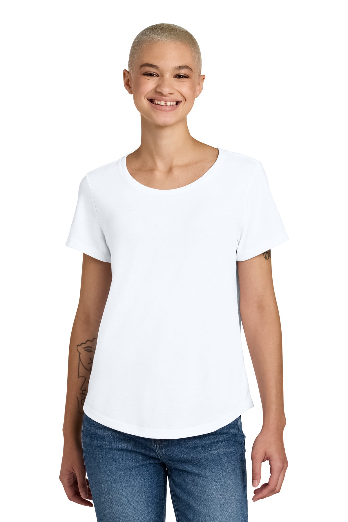 Allmade® Women's Relaxed Tri-Blend Scoop Neck Tee