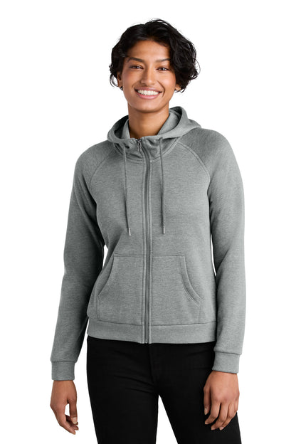Allmade® Women's Organic CVC Fleece Full-Zip Hoodie