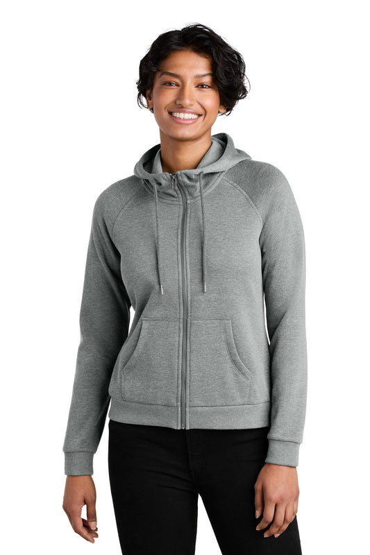 Allmade® Women's Organic CVC Fleece Full-Zip Hoodie