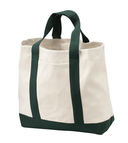 Port Authority? - Ideal Twill Two-Tone Shopping Tote.