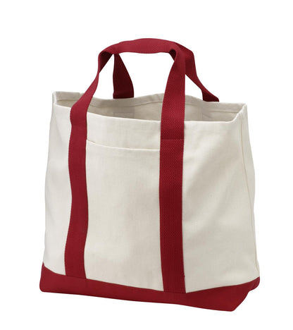 Port Authority? - Ideal Twill Two-Tone Shopping Tote.