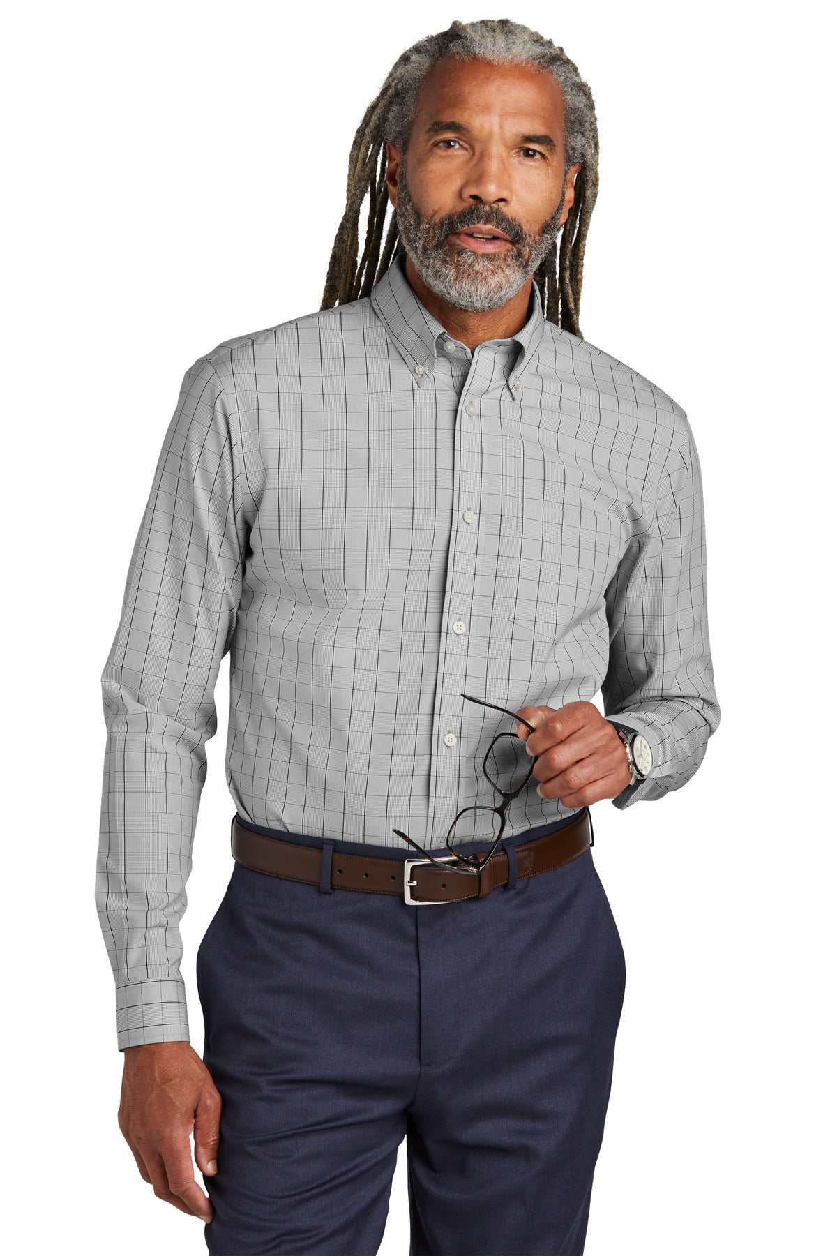 Brooks Brothers? Wrinkle-Free Stretch Patterned Shirt B