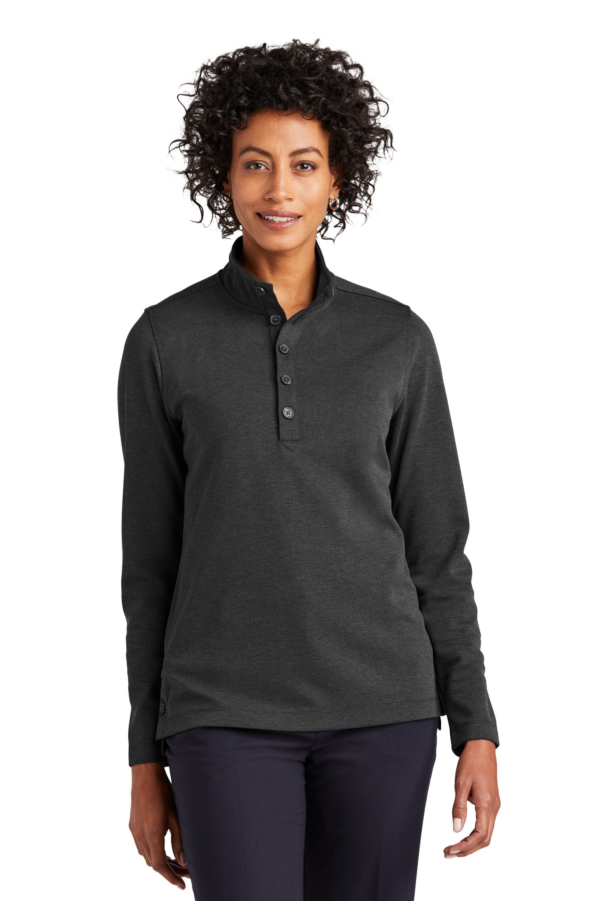 Brooks Brothers? Women's Mid-Layer Stretch 1/2-Button B