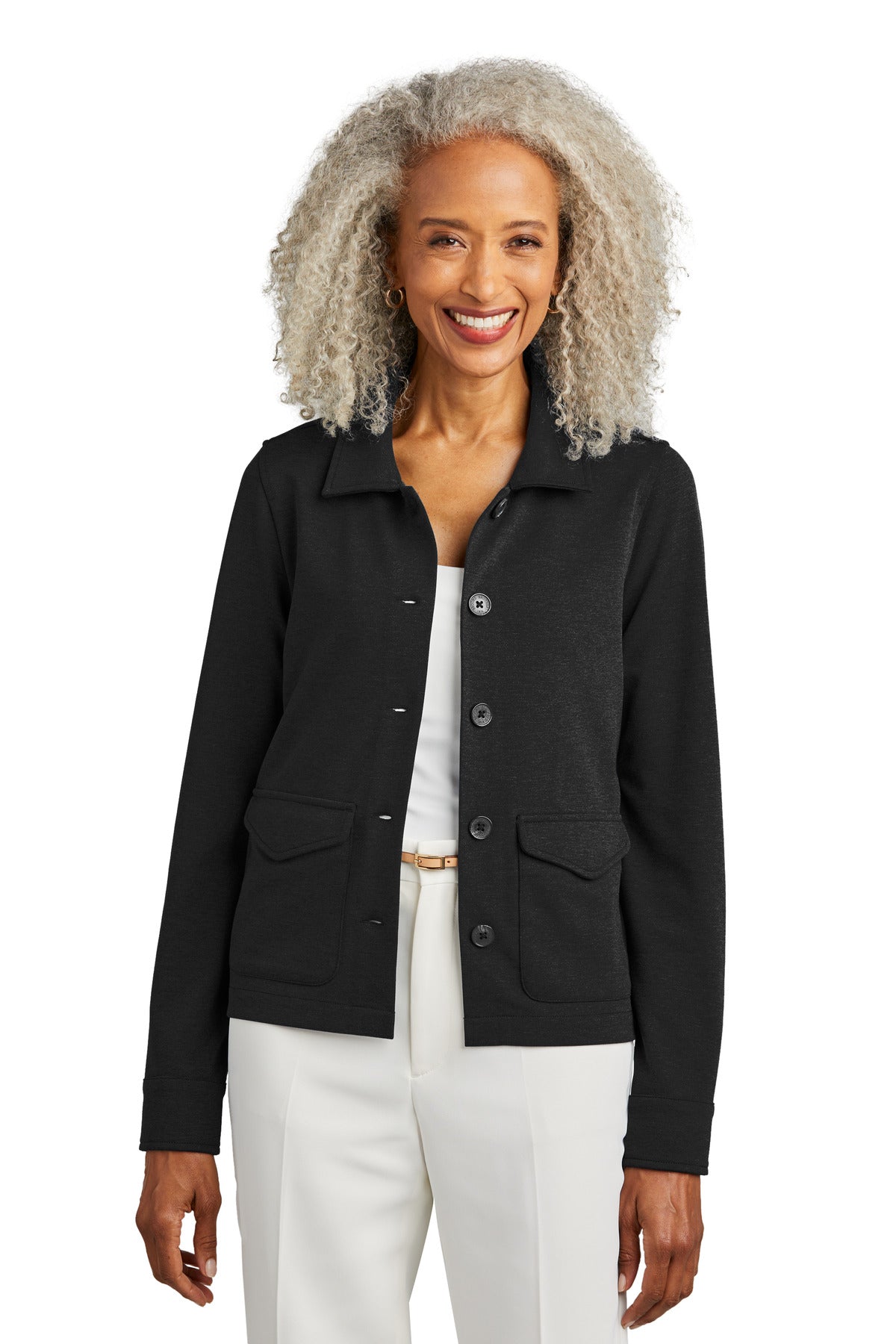 Brooks Brothers? Women's Mid-Layer Stretch Button Jacke