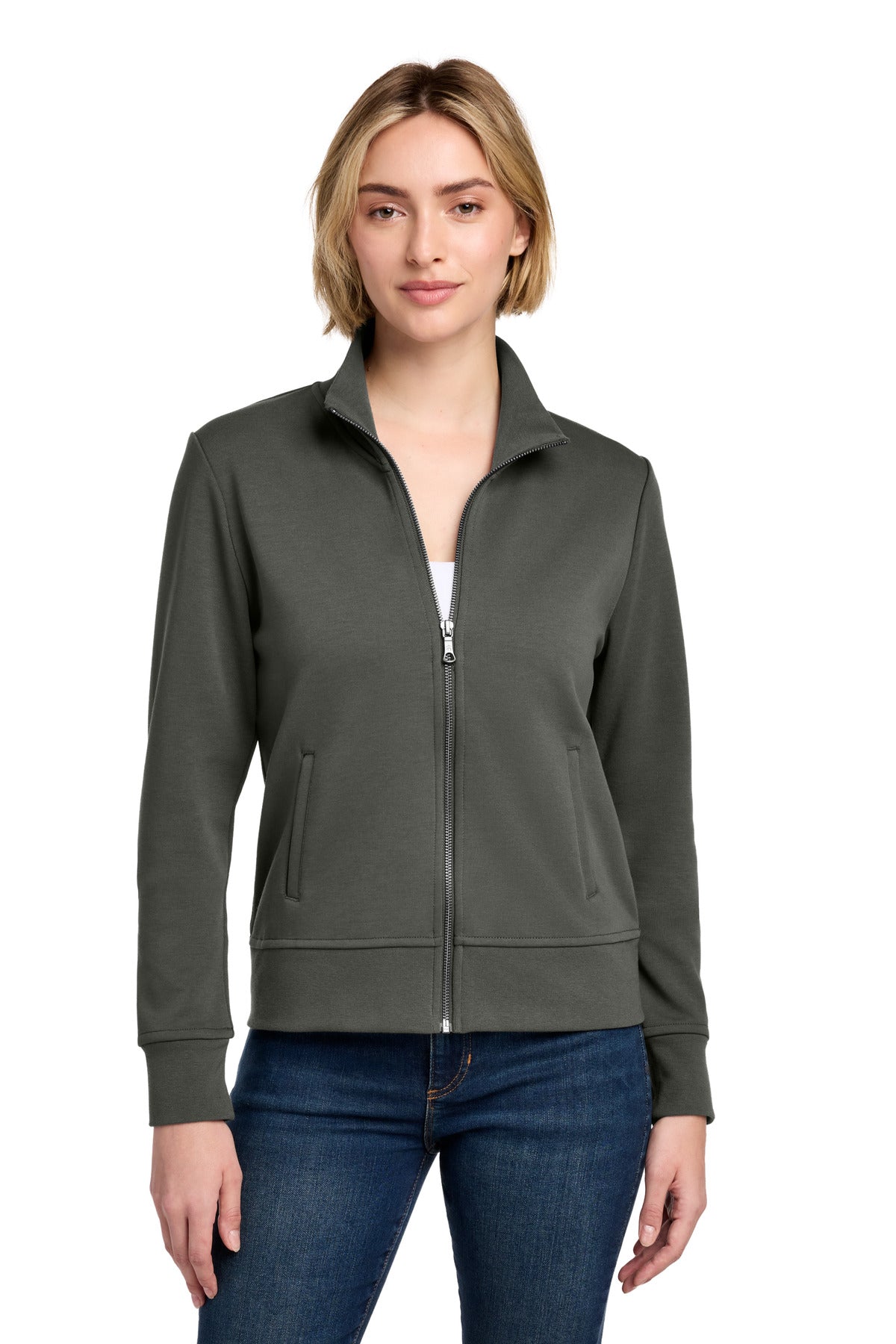 Brooks Brothers® Women's Double-Knit Full-Zip