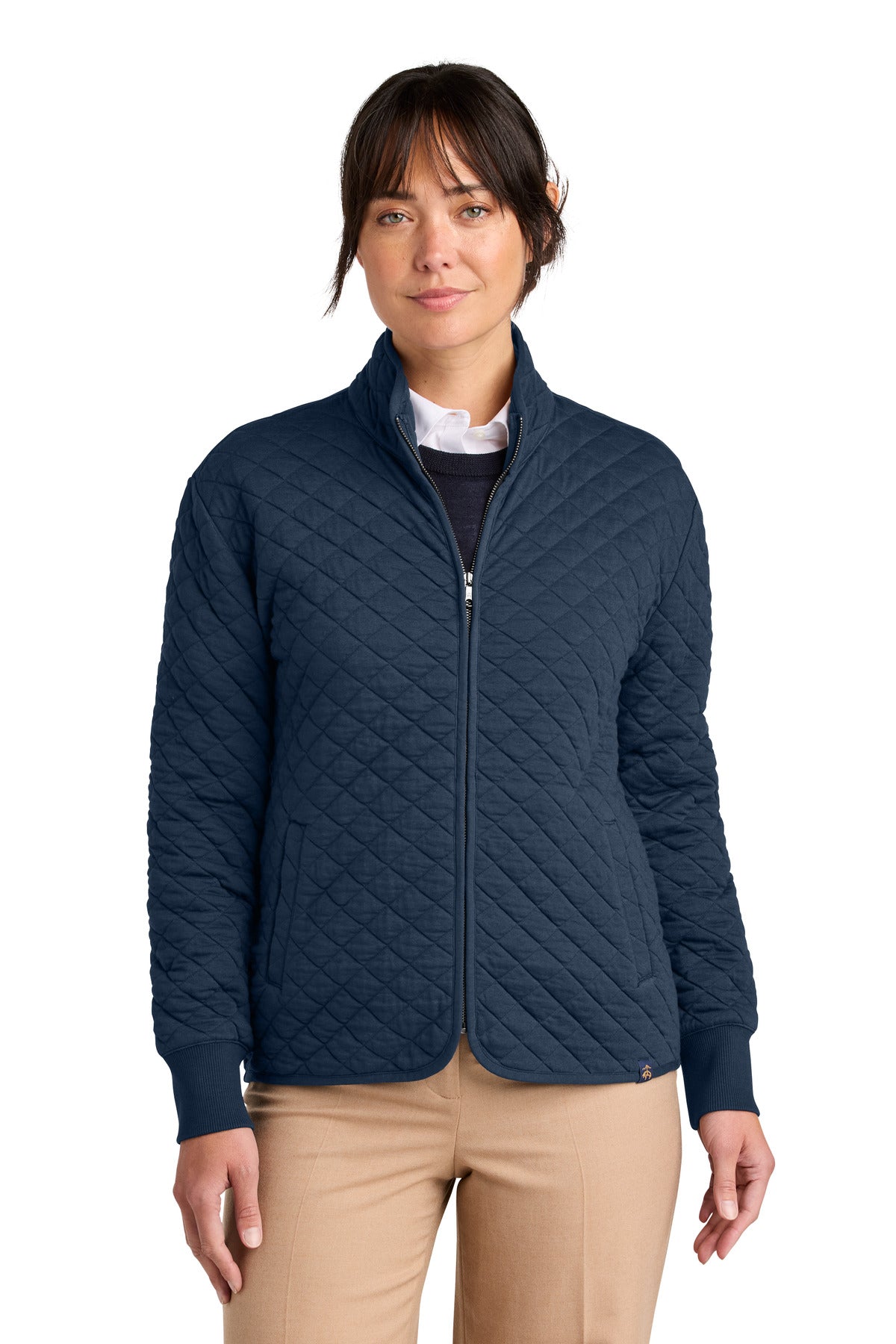 Brooks Brothers® Women's Diamond Quilt Full-Zip