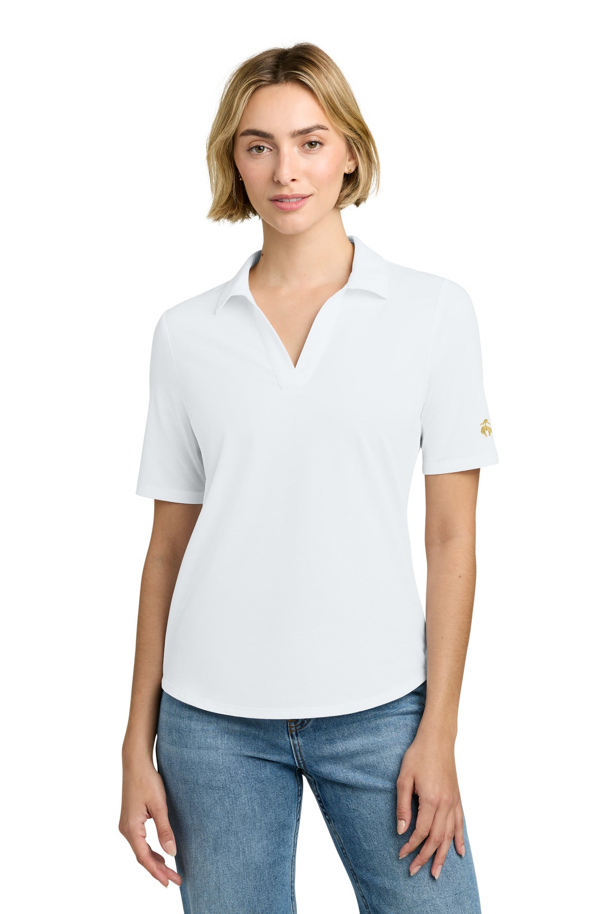 Brooks Brothers® Women's Pinpoint Pique Polo