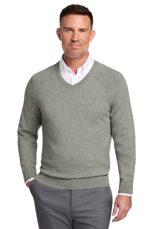 Brooks Brothers® Cotton Stretch V-Neck Sweater
