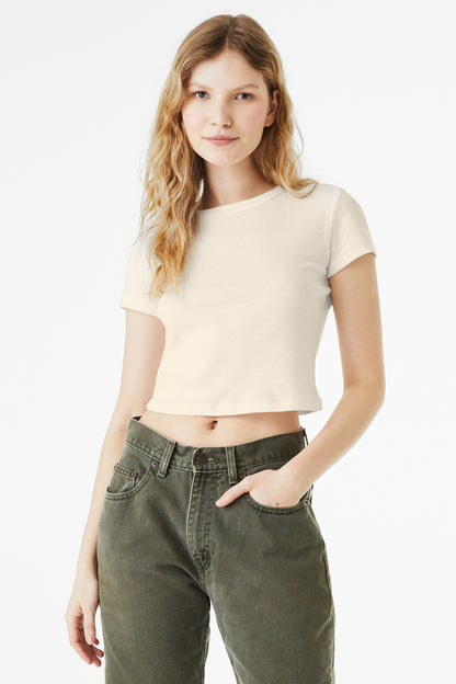 BELLA+CANVAS? Women's Micro Rib Baby Tee BC1010