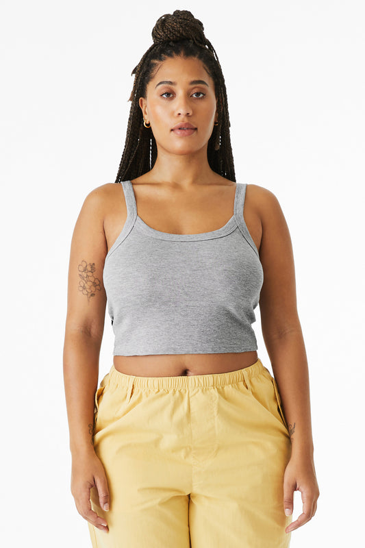 BELLA+CANVAS? Women's Micro Rib Spaghetti Strap Tank BC