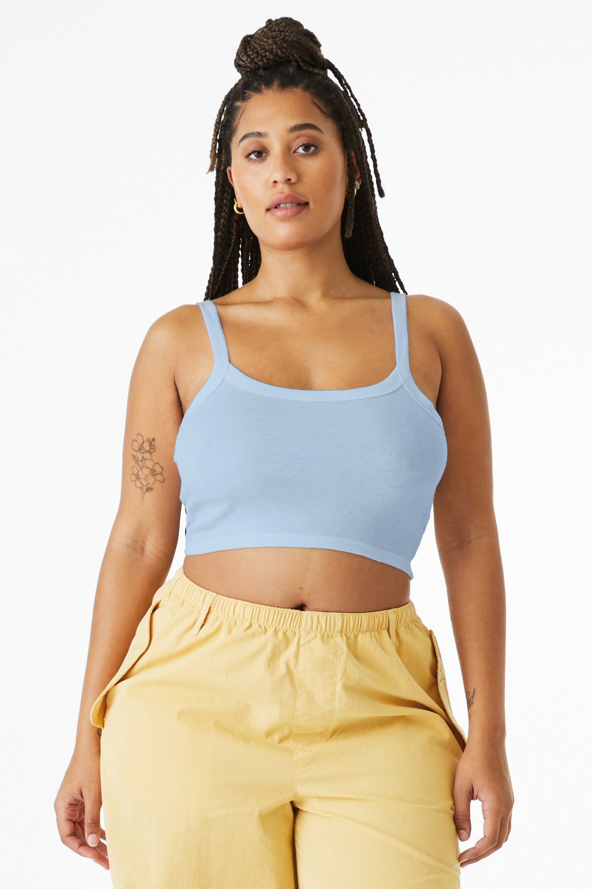 BELLA+CANVAS? Women's Micro Rib Spaghetti Strap Tank BC