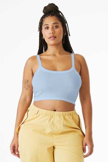 BELLA+CANVAS? Women's Micro Rib Spaghetti Strap Tank BC