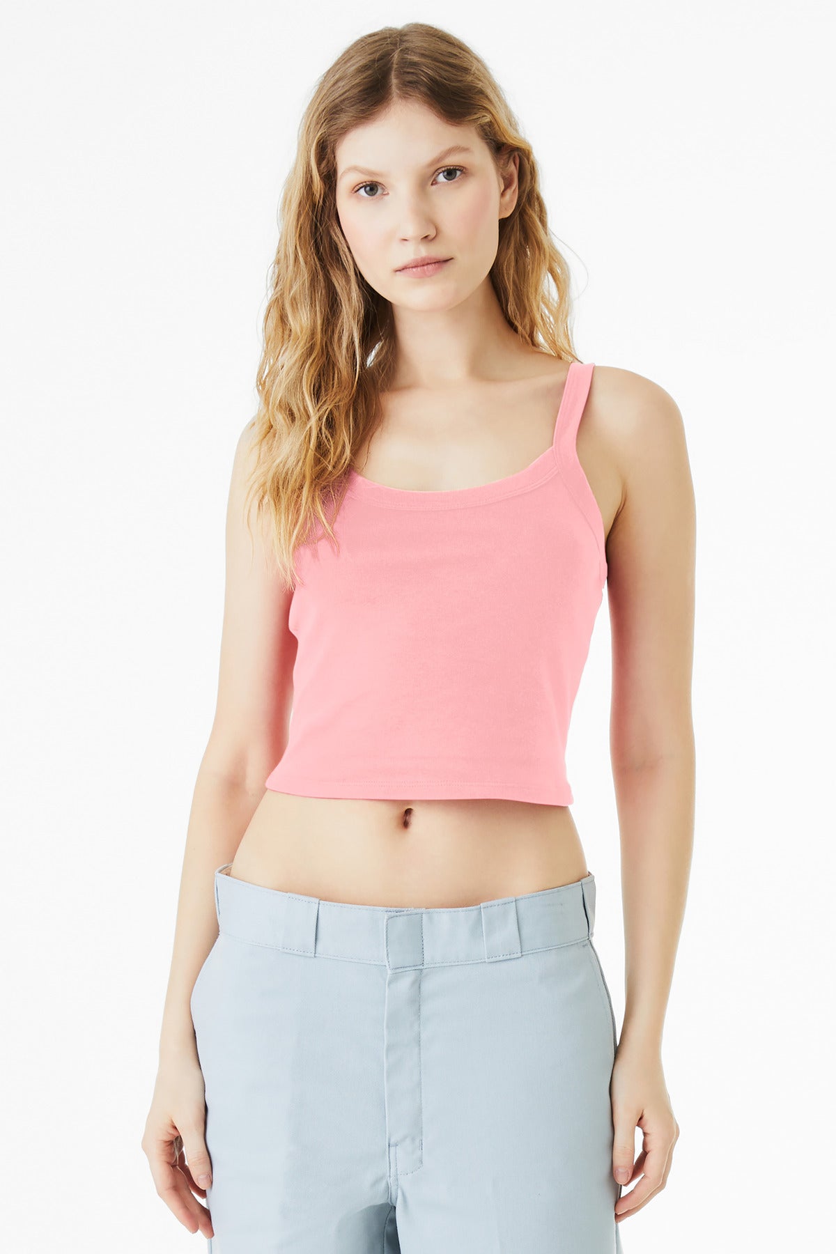BELLA+CANVAS? Women's Micro Rib Spaghetti Strap Tank BC