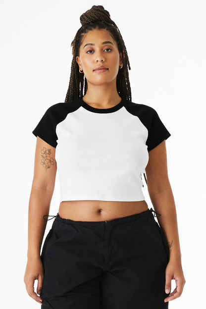 BELLA+CANVAS® Women's Micro Rib Raglan Baby Tee