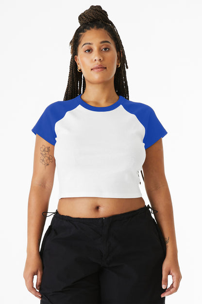 BELLA+CANVAS? Women's Micro Rib Raglan Baby Tee BC1201