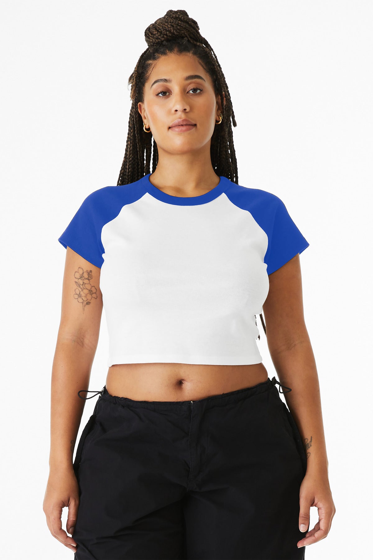 BELLA+CANVAS? Women's Micro Rib Raglan Baby Tee BC1201