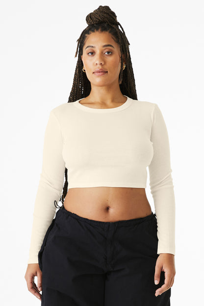 BELLA+CANVAS? Women's Micro Rib Long Sleeve Baby Tee BC