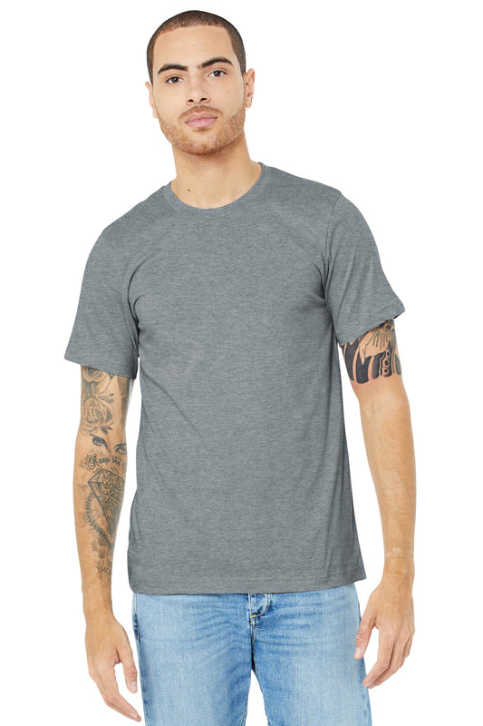 BELLA+CANVAS ? Unisex Heather CVC Short Sleeve Tee. BC3