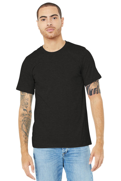 BELLA+CANVAS ? Unisex Heather CVC Short Sleeve Tee. BC3