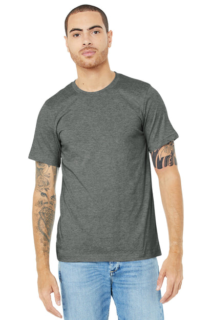 BELLA+CANVAS ? Unisex Heather CVC Short Sleeve Tee. BC3