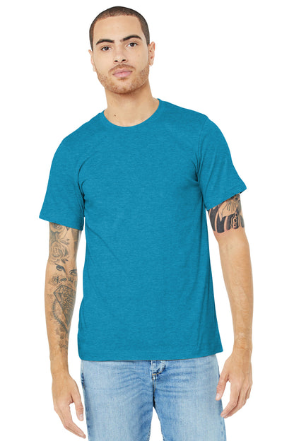 BELLA+CANVAS ? Unisex Heather CVC Short Sleeve Tee. BC3