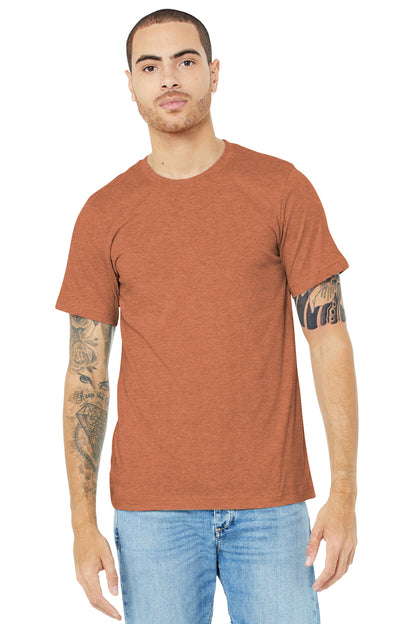 BELLA+CANVAS ? Unisex Heather CVC Short Sleeve Tee. BC3
