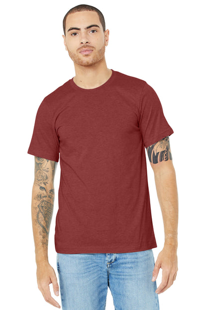 BELLA+CANVAS ? Unisex Heather CVC Short Sleeve Tee. BC3