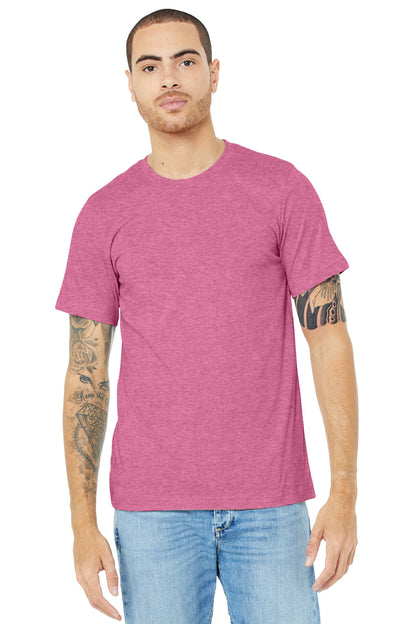 BELLA+CANVAS ? Unisex Heather CVC Short Sleeve Tee. BC3
