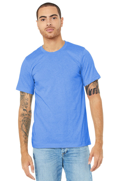 BELLA+CANVAS ? Unisex Heather CVC Short Sleeve Tee. BC3