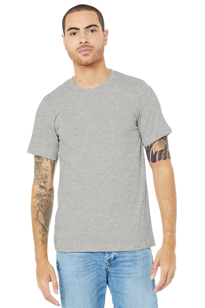 BELLA+CANVAS ? Unisex Heather CVC Short Sleeve Tee. BC3