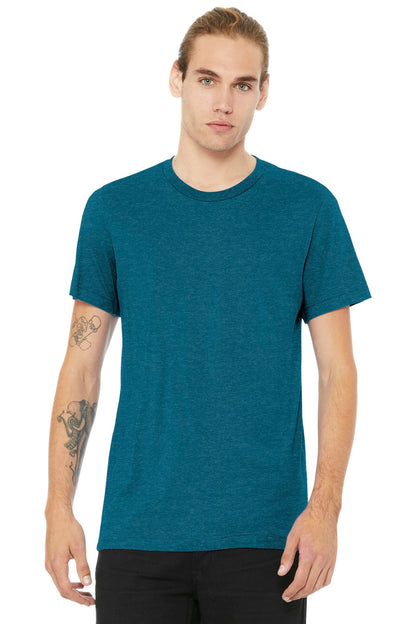 BELLA+CANVAS ? Unisex Heather CVC Short Sleeve Tee. BC3