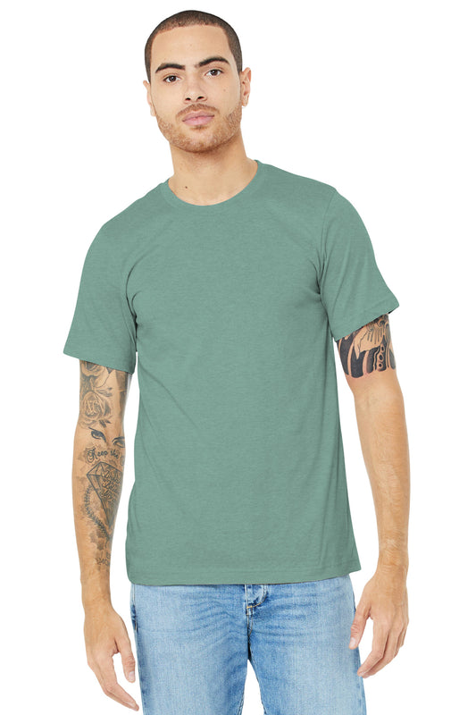 BELLA+CANVAS ? Unisex Heather CVC Short Sleeve Tee. BC3