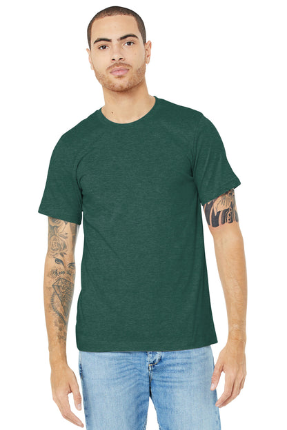 BELLA+CANVAS ? Unisex Heather CVC Short Sleeve Tee. BC3