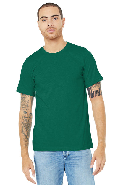 BELLA+CANVAS ? Unisex Heather CVC Short Sleeve Tee. BC3