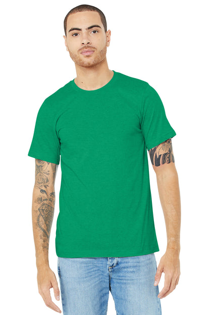 BELLA+CANVAS ? Unisex Heather CVC Short Sleeve Tee. BC3