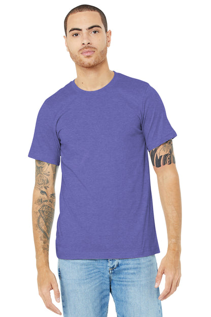 BELLA+CANVAS ? Unisex Heather CVC Short Sleeve Tee. BC3