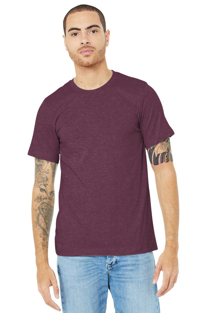 BELLA+CANVAS ? Unisex Heather CVC Short Sleeve Tee. BC3
